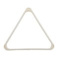 thumbnail image 1 of DYNWAVECA Pool Table Triangle Ball Rack Pool Ball Rack Heavy Duty White Billiard Ball Rack Gatherer for Pool Halls Practice Indoor Game, 1 of 10