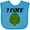 Turquoise, variant on Inktastic Artichoke Lover Boys or Girls Baby Bib