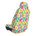 thumbnail image 2 of Balery colorful easter eggs Funda de Asiento para Auto con Diseño - Cubierta Frontal Suave y Transpirable con Protector Antideslizante- 1 Unidad, 2 of 5