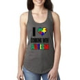 thumbnail image 1 of Normal is Boring - Women's Racerback Tank Top, up to Women Size 2XL - Autism Awareness, 1 of 5