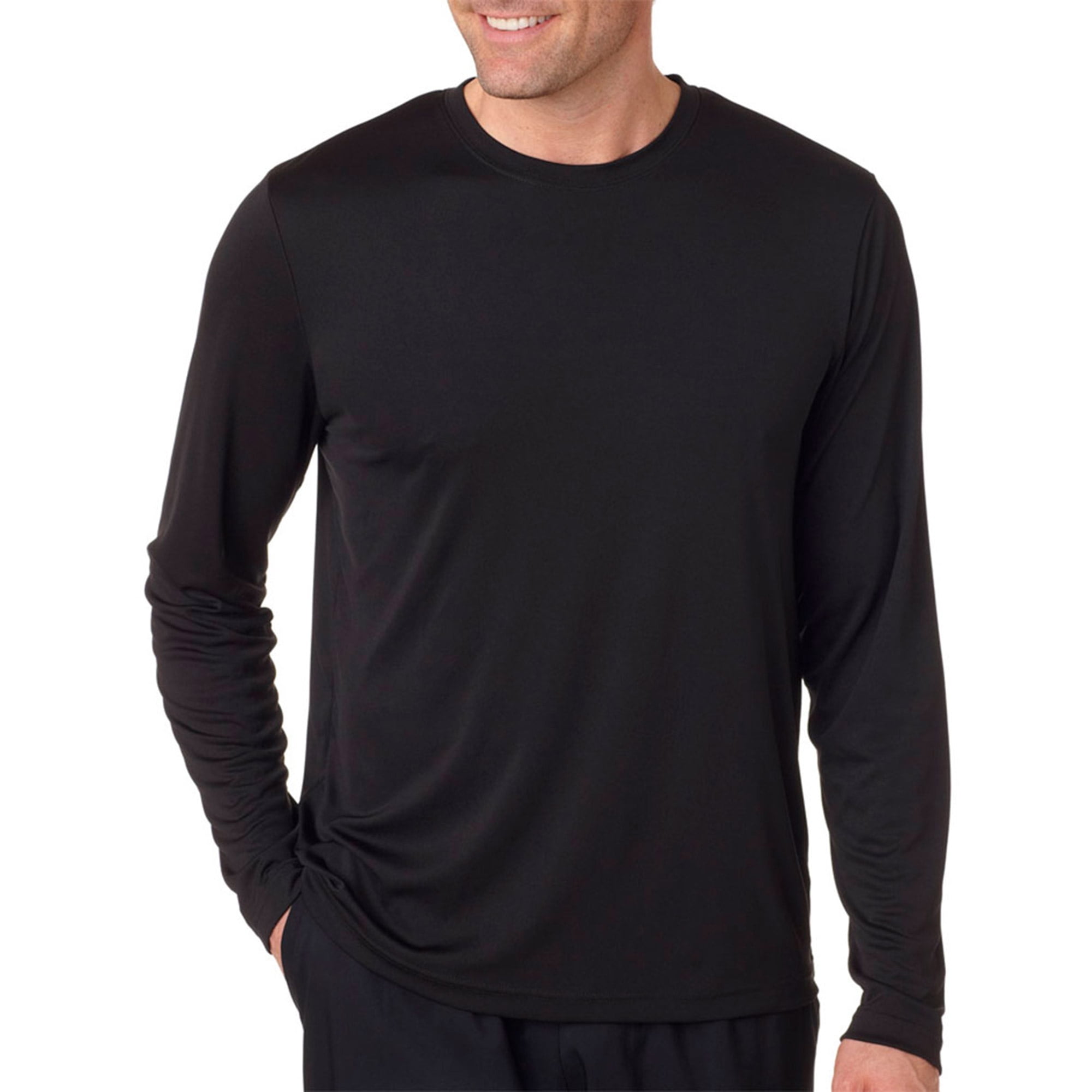 Hanes Hanes Men's LongSleeve Crewneck Performance TShirt Walmart