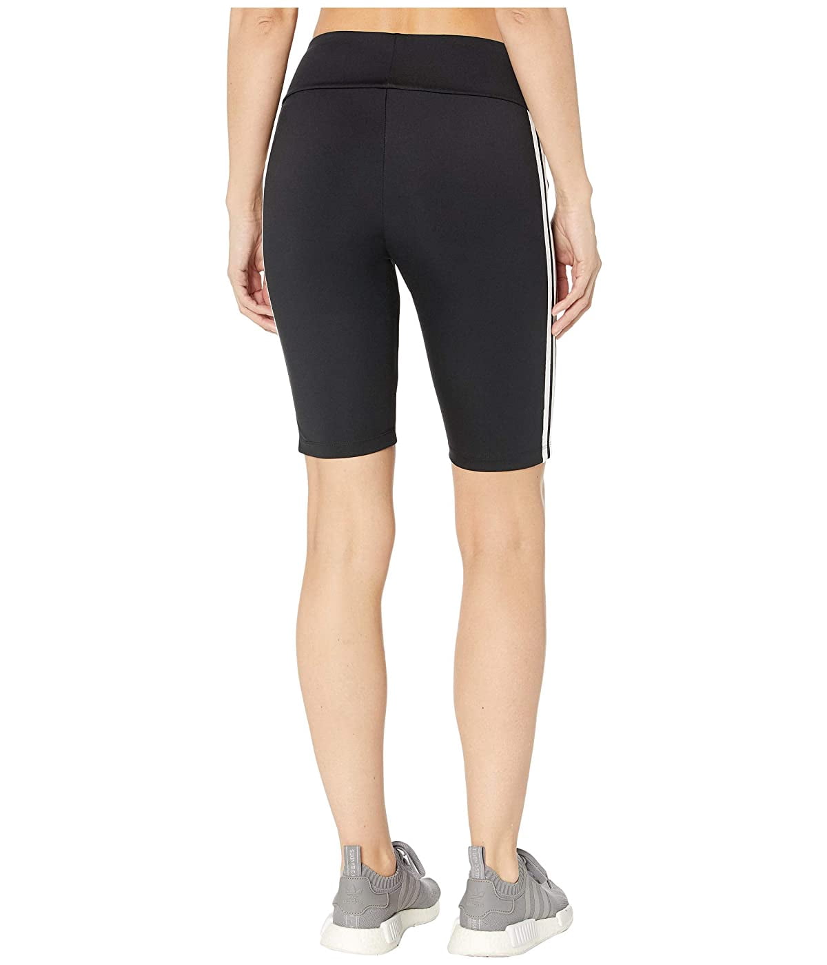 black adidas biker shorts