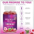 thumbnail image 4 of Menopause Supplements for Women - Complete Natural Mild Hot Flashes & Night Sweats Support, Multi Benefit Menopause Relief Gummy, Support for Balance & Energy, Gluten-Free & Non-GMO - 60 Gummies, 4 of 10
