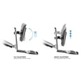 thumbnail image 3 of Mount-lt! Wall Mounted Dual Monitor Workstation | Fits 17"-27" Inch Screens, 3 of 7