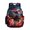 Dinosaur Lightning Pattern, variant on SCRAWLGOD Soccer Rugby Stars Print Blue School Backpack for Boys Girls Backpack for Kids Teens Elementary Middle School 17 inch Large Knapsack with Padded Strap