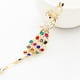 thumbnail image 5 of Pulsera de bisutería con pedrería de colores Pulsera brillante de moda Pulseras, 5 of 6