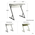 thumbnail image 5 of Novogratz Regal Laptop Couch Desk & Accent Table, Plaster/Gunmetal, 5 of 14
