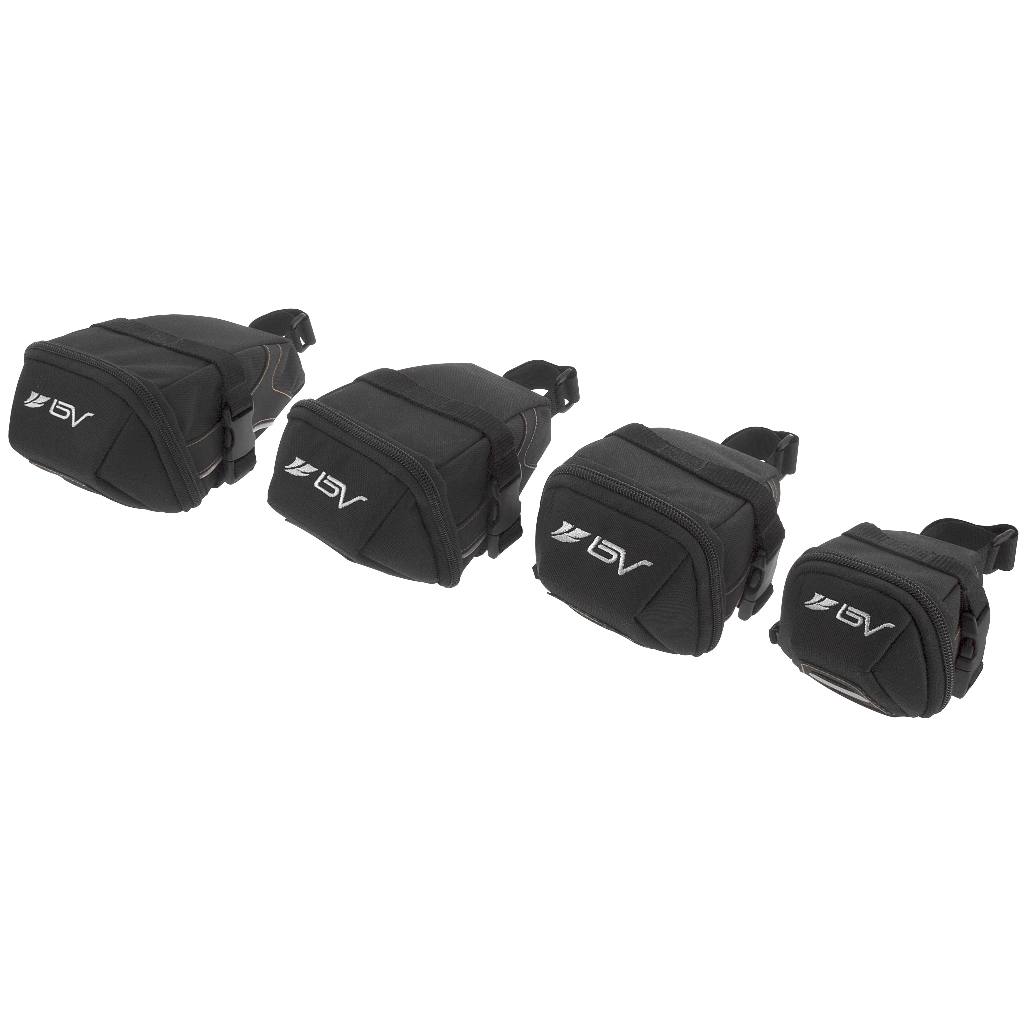 Bv Bicycle Y Series Strap On Bike Saddle Bag Bicycle Seat Pack Bag Cycling Wedge With Multi Size Options Walmart Com Walmart Com