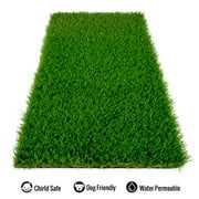 SunTurf 7*13FT Artificial Grass Rugs, sod grass rolls Synthetic Turf, Fake Grass Lawn - Realistic Extra Thick 1.38in, Fast Drainage - for Garden Patio Landscape Indoor/Outdoor Decor,