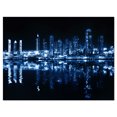 thumbnail image 2 of Glowing City at Midnight - Cityscape Photo Canvas Print, 2 of 3