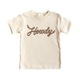 thumbnail image 2 of Trendy Howdy Rope Shirt for Youth and Toddler Boys and Girls Western Tee for Kids Natural Shirt Youth Small, 2 of 4