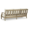 thumbnail image 4 of Signature Design by Ashley Carter Hall Outdoor Eucalyptus Patio Sofa in Beige, 4 of 7