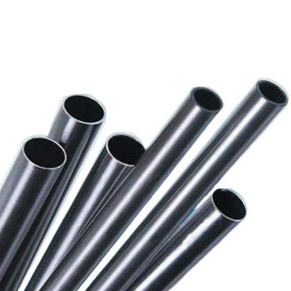 (2 pieces) Galvanized Carbon steel capillary round tubing ,Length 500mm, Outer Diameter 6mm, wall thickness 1.5mm.