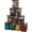 Black Square Medium - 10 Pack, variant on 10 Pack Slim Narrow Storage Box, Clear Pen & Makeup Brush Organizer | Slim boxes for pens, markers, paint & makeup brushes, eyeliners, crochet hooks & drill bits; drawer organizer & desk tray
