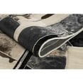 thumbnail image 3 of MDA Home Rhodes 3'5"x5'5" Abstract Area Rug in White/Anthracite Gray, 3 of 5