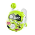 thumbnail image 2 of Reloj walkie-talkie para niños, linterna de mano, walkie-talkie de muñeca con dibujos animados, juguete para exteriores para niñas, cumpleaños y Día Verde, 2 of 10