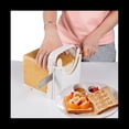 thumbnail image 5 of Rebanadora de Pan, Rebanadora de Tostadas de Pan Plegable MáQuina Rebanadora de Tostadas de SáNdwich: Rebanadoras Uniformes RáPidas y Seguras para Su Cocina, 5 of 5