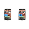thumbnail image 1 of 2X Receptor de Control Remoto Universal para Puerta de Garaje 433MHz12V-24V Abridor de Control de Portón Eléctrico 433.92MHz Código de Aprendizaje Rodante, 1 of 5