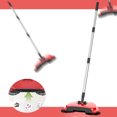 thumbnail image 2 of Hand Push Sweeper Spinning Broom, with 360-Rotation Long Handle Efficient Hand Sweeper Broom for Household Cleaning (Red), 2 of 4