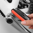 thumbnail image 3 of 1 Set Steel Mountain Bike Multi Function Repair Tools Sets Cycling Screwdriver Wrench Chain Cutter Cut Chain Kit Tire Pry Bar Tire Service Patch (Red), 3 of 8