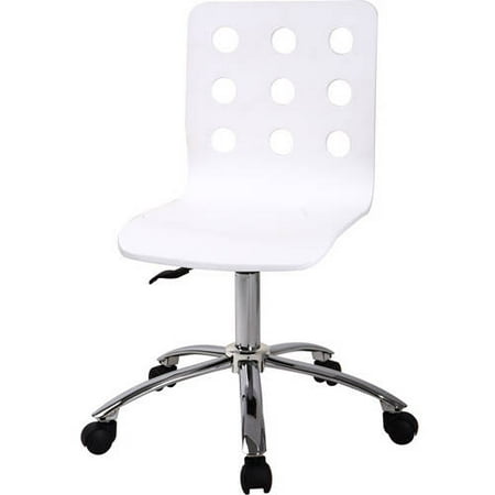 your zone perforated task chair, white