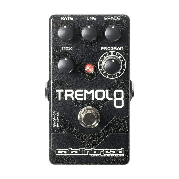 Pedal de efectos para guitarra Catalinbread Tremolo 8 con fuente de alimentación