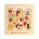 thumbnail image 2 of Rompecabezas de madera para niños pequeños. Actividad educativa preescolar. Regalo para niños. Fruta, 2 of 9