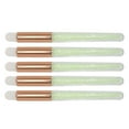 thumbnail image 4 of 5 pinceles para difuminar labios, punta redonda, mango de diamantes de imitación, de pelo suave, aplicador de difuminado de lápiz labial., 4 of 14