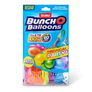 Bunch O Balloons Tropical Party 100+ Rapid-Filling Self-Sealing Water Balloons (3 pack) for Kids, Teens & Adults Ages 3+ by ZURU