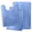 Calm Blue, variant on 3-Piece Memory Foam Bath Mat Set - Ultra Soft, Non-Slip & Absorbent Bathroom Rugs - Machine Washable, 3 Convenient Sizes(Light Gray)