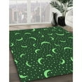thumbnail image 2 of Ahgly Company Indoor Rectangle Patterned Dark Forest Green Area Rugs, 4' x 6', 2 of 6