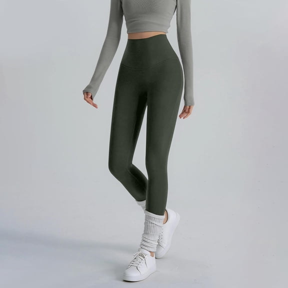 Mifsaly Yoga Pants Women High Waisted Leggings Tummy Control Seamless Athletic Compression Legging Workout Stretchy Slim Fit Gym Pants 2026 XL