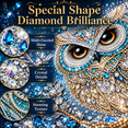 thumbnail image 6 of Beginner Diamond Art Kits for Adults, Special Shape 5D Diamond Painting Craft Kit with Crystal Gems, Easy DIY Rhinestone Art Project for Home Wall Decoration, 6 of 7