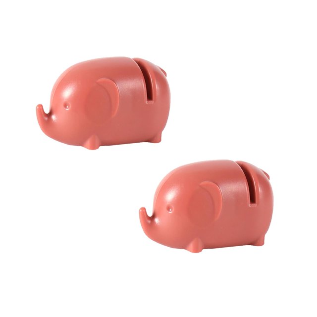 Oleegame 2PC Trashcans For Bedroom Household Mini Whetstone Cute Little Elephant Kitchen Knife Sharpener Small Convenient And Fast