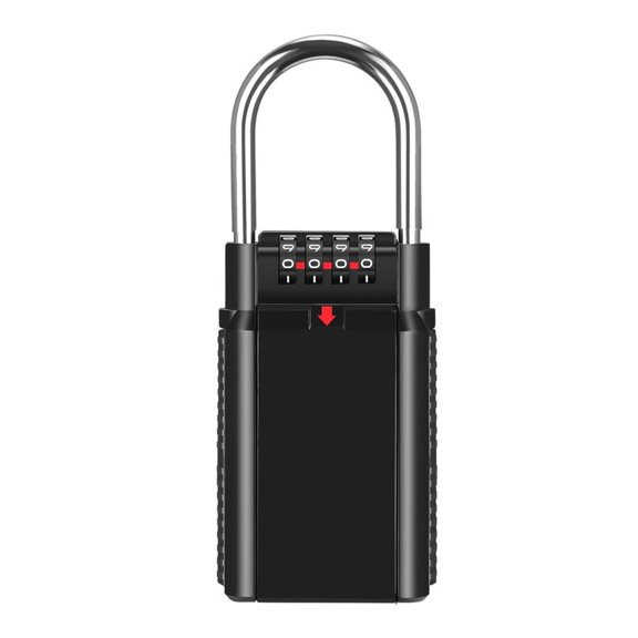 Key Safe Box , Keys Storage Combination Lock Box Key Storage Lock Box 4-Digit Combination Lock Waterproof Indoor/Outdoor ,Upgraded Security Combination Lock