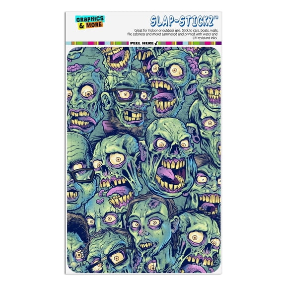 Zombie Pattern Dead Corpses Undead Horror Home Business Office Sign