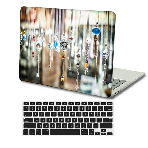 KSK KAISHEK Hard Shell Case Cover Compatible MacBook Pro 15" with Retina Display Touch Bar + Black Keyboard Cover Model: A1707/A1990 (Feather Series 0073)