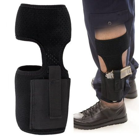 Concealed Carry Ankle Leg Gun Pistol Holster Magazine Bag For Glock 26 27 42