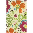 thumbnail image 1 of Jellybean JIO-HD018C 34 x 54 in. Fab Floral Indoor & Outdoor Area Rug, 1 of 1