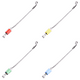thumbnail image 1 of Alarma para pesca de carpa Wiggler bobinas de acero inoxidable perchas aparejos rojo, 1 of 4