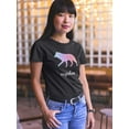 thumbnail image 2 of Inspiration Galaxy Wolf T-Shirt Women -Image by Shutterstock, Female XX-Large, 2 of 4
