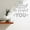 Silver, variant on VWAQ Be Yourself Because You are The Perfect You Wall Decal Inspirational Decor - 15"H X 15"W SILVER