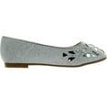 thumbnail image 2 of LJ-Adorababy Girls BA0036 Fashion Dress Laser Cut Flats Shoes, 2 of 4