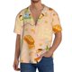 thumbnail image 1 of Fotbe Scandinavian Style Hygge Camisa Estampada de Manga Corta para Hombre, Casual de Verano, Estilo Playero, Sin Arrugas-Small, 1 of 5