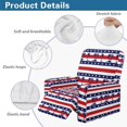 thumbnail image 7 of Jiueut American Flag Palm Tree Print Recliner Chair Cover, Dustproof Sofa Slipcover Stretchable Reclining Chair Covers with Storage Pockets for Home Use, 7 of 7
