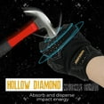thumbnail image 3 of HANDLANDY Fingerless Framer Work Gloves for Men, Utility Grip Paded Gloves for Shooting Airsoft Hunting Driving, 3 of 6