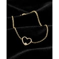 thumbnail image 4 of Pulsera Corazón Zirconia Oro Sólido 10k, 4 of 6