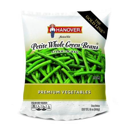 Hanover: Green Beans Petite Whole Premium, 14 Oz