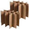 thumbnail image 3 of HLONK5 Pcs Toe Box Wine Bottle Boxes for Moving Corrugated Dividers Packing Medium Beige, 3 of 8