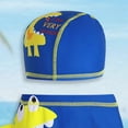 thumbnail image 5 of JUMEYU Teen Boys Swim Trunks Boys Swim Trunks Comfortable Swimming Shorts Stretchy Quick Dry 5T 6T (Light Yellow,5-6 Years), 5 of 6